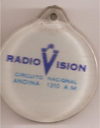 Llavero Radio Vision Andina 1310 AM.